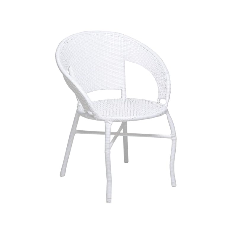 Curious Lifestyle Patio Seating Chair and Table Set Outdoor Balcony Garden Coffee Table Set Furniture with 1 Table and 2 Chairs Set (Black)