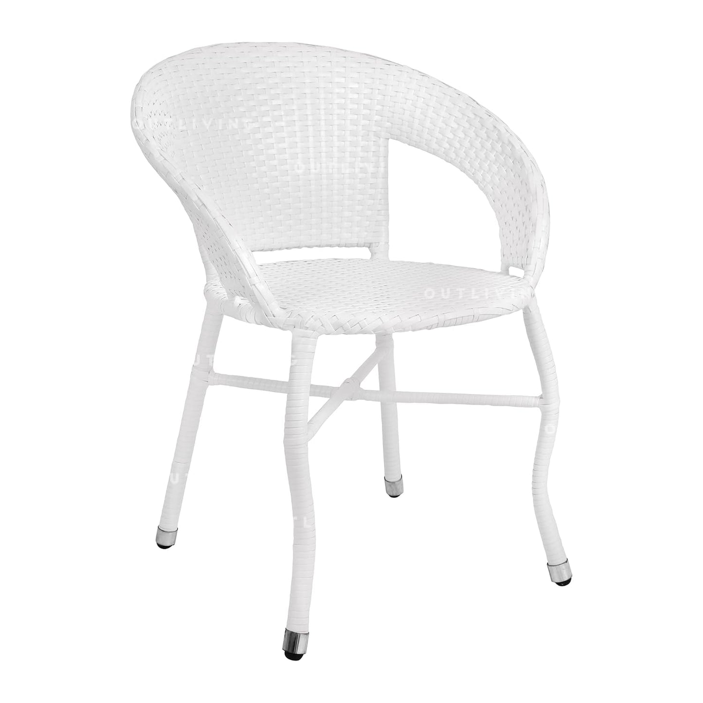 Curious Lifestyle Patio Seating Chair and Table Set Outdoor Balcony Garden Coffee Table Set Furniture with 1 Table and 2 Chairs Set (Black)