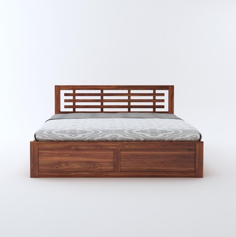 Box Storage Wooden King Bed for Modern Indian Homes – Curious Lifestyle