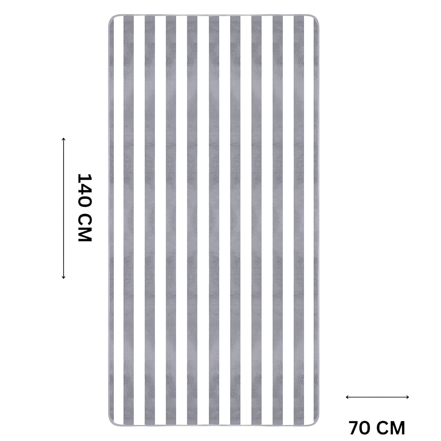 Super absorbent bath towel set of 2