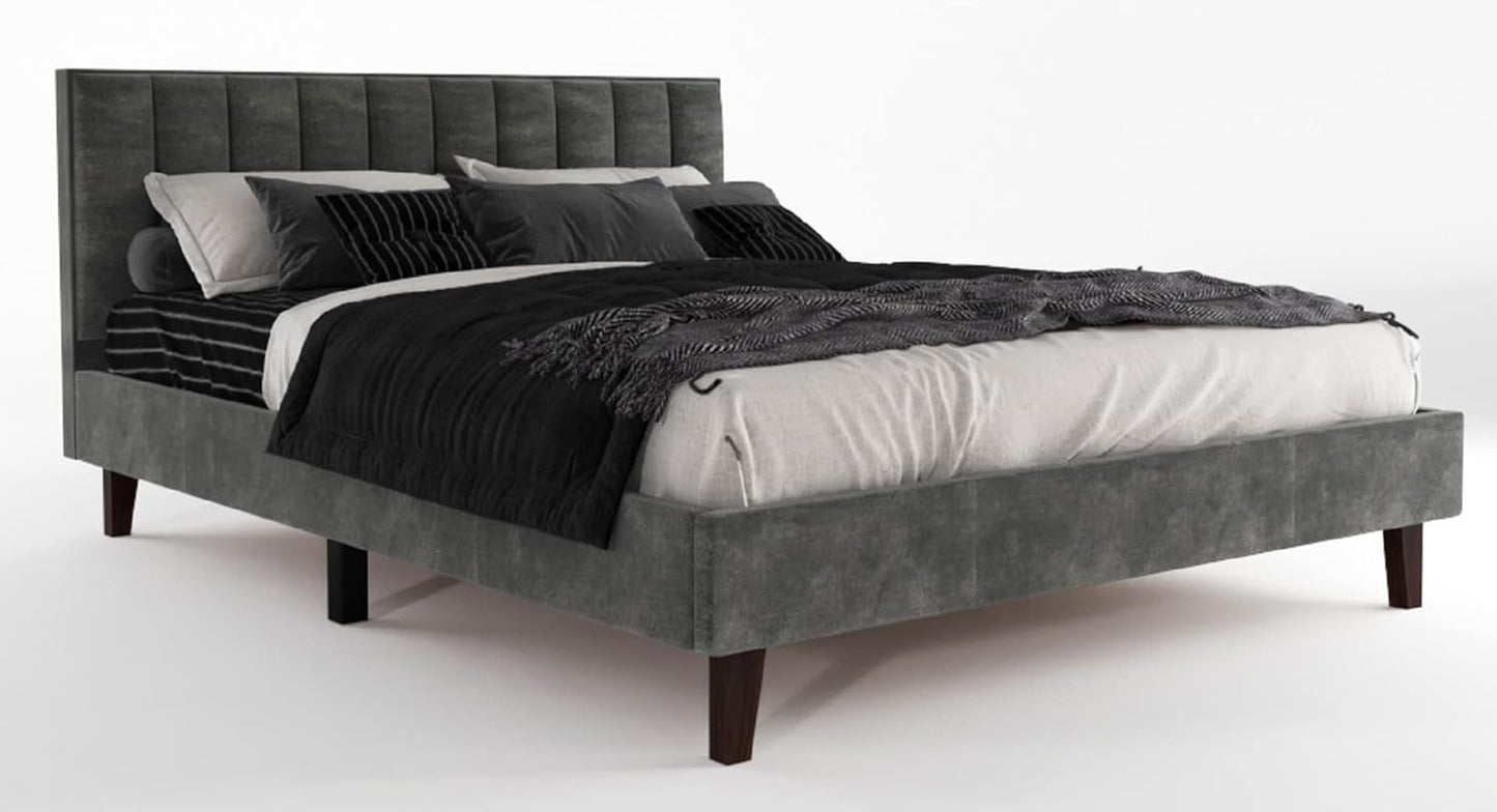 Luxury Upholstered Double Bed for Home & Bedroom – Curious Lifestyle Furniture
