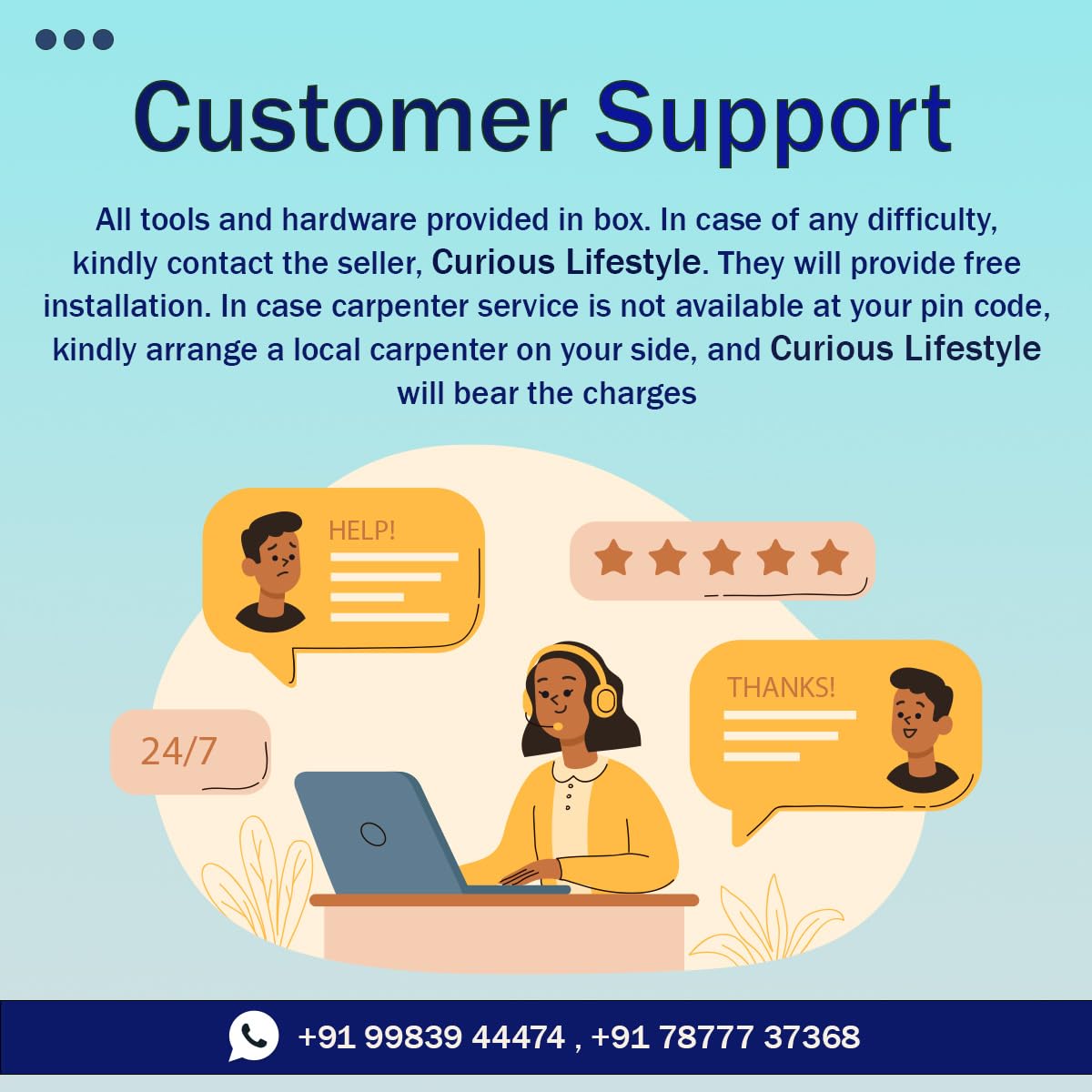 Space-saving wooden nightstand next to bed