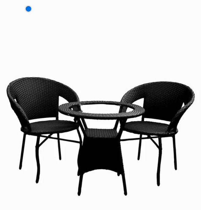 Modern Walnut Wood Dining Chair with Black Faux Leather | 360° Swivel Accent Chair for Living Room