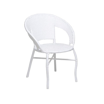 Curious Lifestyle Patio Seating Chair and Table Set Outdoor Balcony Garden Coffee Table Set Furniture with 1 Table and 2 Chairs Set (Black)