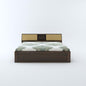 Curious Lifestyle Sheesham Wood King Size Double Bed Without Storage Wooden Palang Cot for Bedroom Living Room Furniture (Honey Finish)