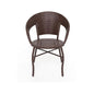 Curious Lifestyle Rattan & Wicker Patio Seating Set of 3 Outdoor Furniture Garden Patio Seating Set 2 Chairs & 1 Table Balcony Furniture Coffee Table Sets (Light Brown), 24 Inches