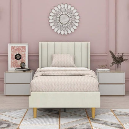 Curious Lifestyle Sheesham Wood King Size Bed Cot Bed Furniture Upholstered Double Bed for Bedroom Living Room Home (Grey Finish) Visit the STRATA FURNITURE Store