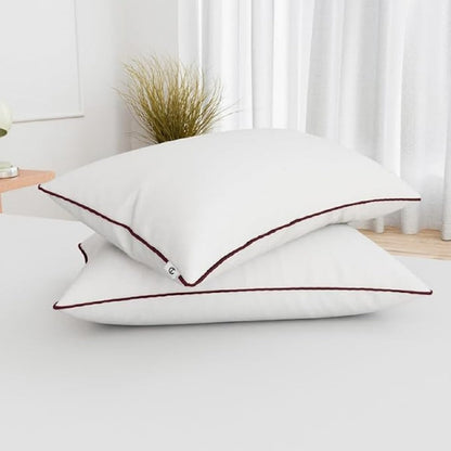 Extra Soft White Microfiber Bed Pillows | Hypoallergenic Pillows for Sleeping
