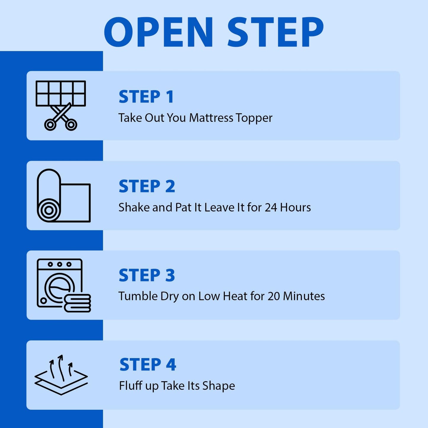 Super Soft 600 GSM Microfiber Mattress Topper | Quilted Mattress Padding by Curious Lifestyle