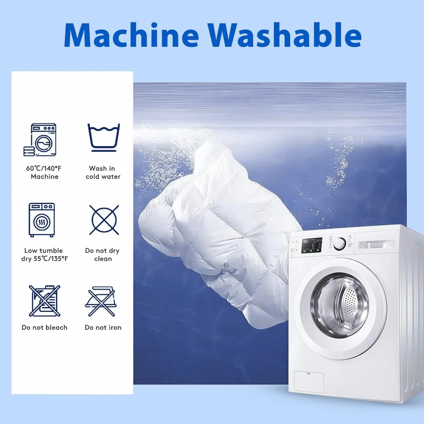 Super Soft 600 GSM Microfiber Mattress Topper | Quilted Mattress Padding by Curious Lifestyle