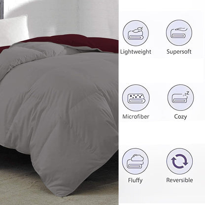 Reversible Microfiber Comforter Blanket for Winter by Curious Lifestyle