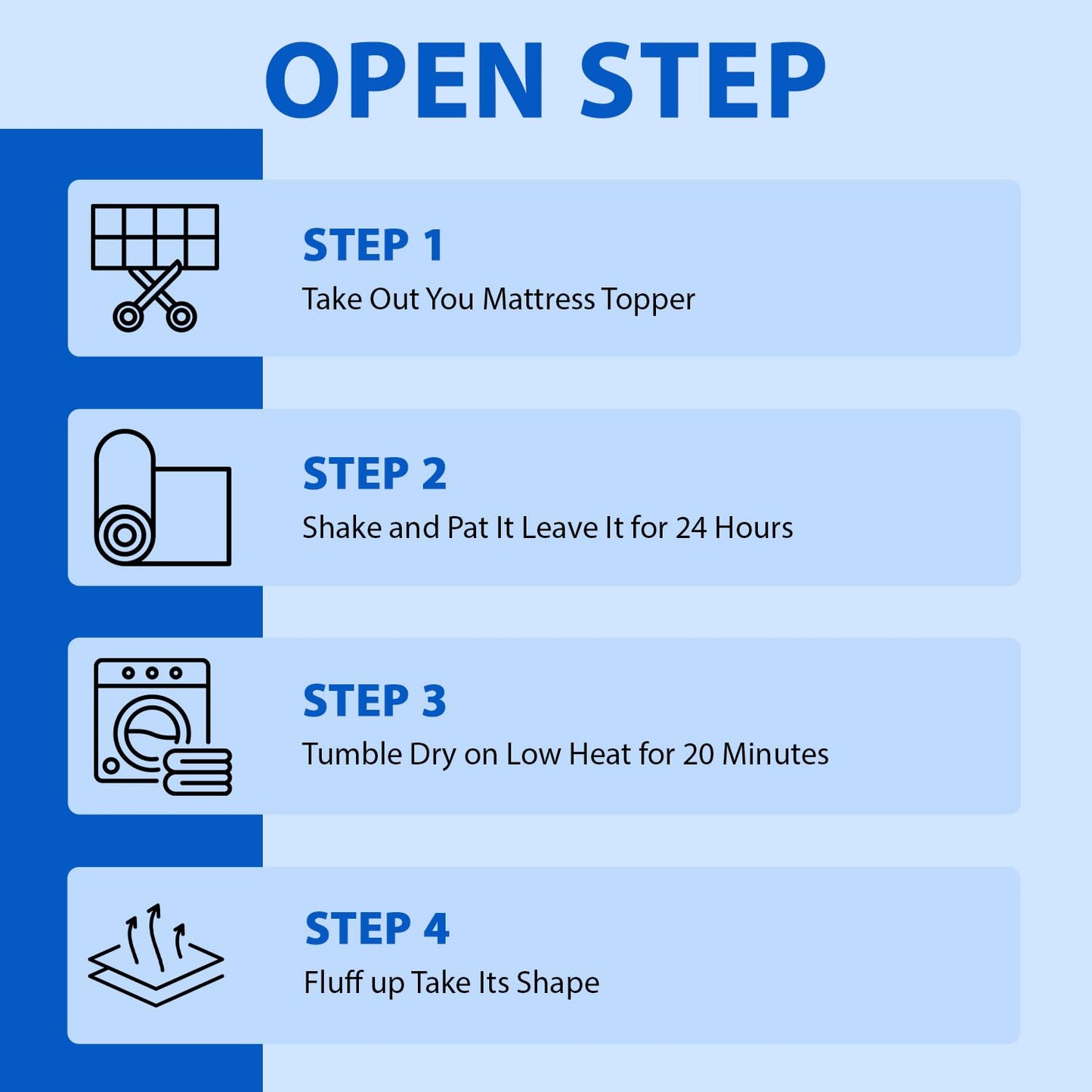 Super Soft 600 GSM Microfiber Mattress Topper | Quilted Mattress Padding by Curious Lifestyle