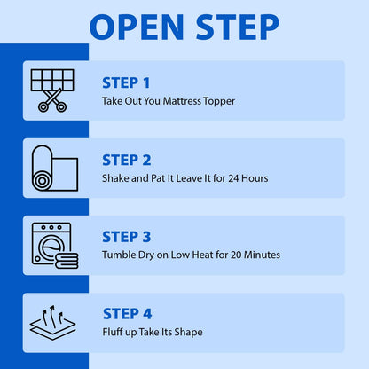 Super Soft 600 GSM Microfiber Mattress Topper | Quilted Mattress Padding by Curious Lifestyle