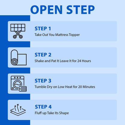 Super Soft 600 GSM Microfiber Mattress Topper | Quilted Mattress Padding by Curious Lifestyle