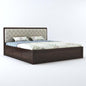 Curious Lifestyle Solid Sheesham Wood Queen Size Bed with Storage for Bedroom Living Room Solid Wooden Furniture Double Bed for Home Hotels (Walnut Finish)