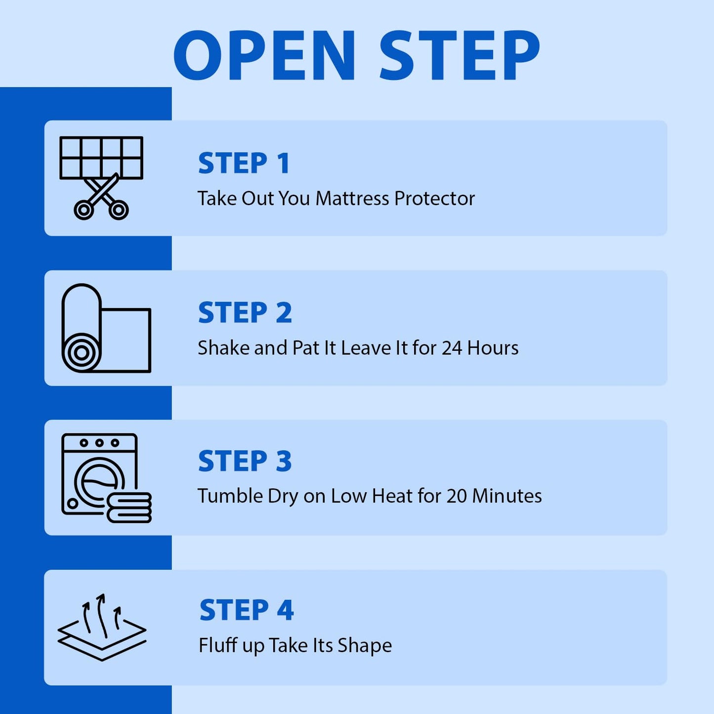 Waterproof Cotton Mattress Protector Queen Size | Soft & Washable Bed Cover by Curious Lifestyle