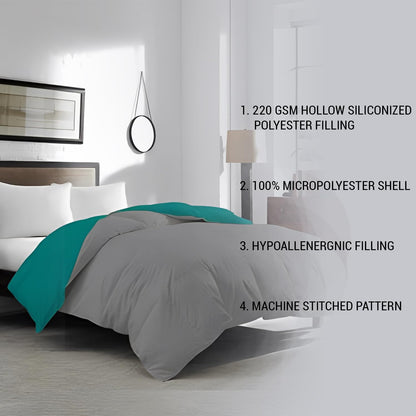 Reversible Microfiber Comforter Blanket for Winter by Curious Lifestyle