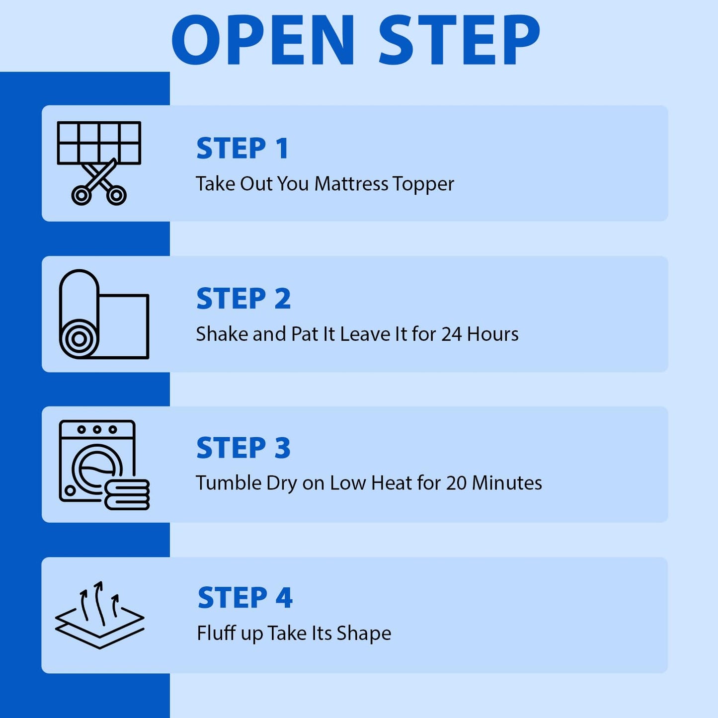 Super Soft 600 GSM Microfiber Mattress Topper | Quilted Mattress Padding by Curious Lifestyle