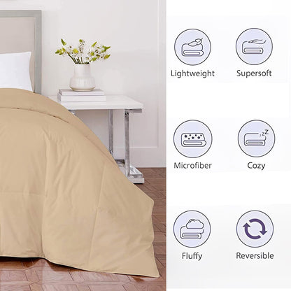Reversible Microfiber Comforter Blanket for Winter by Curious Lifestyle