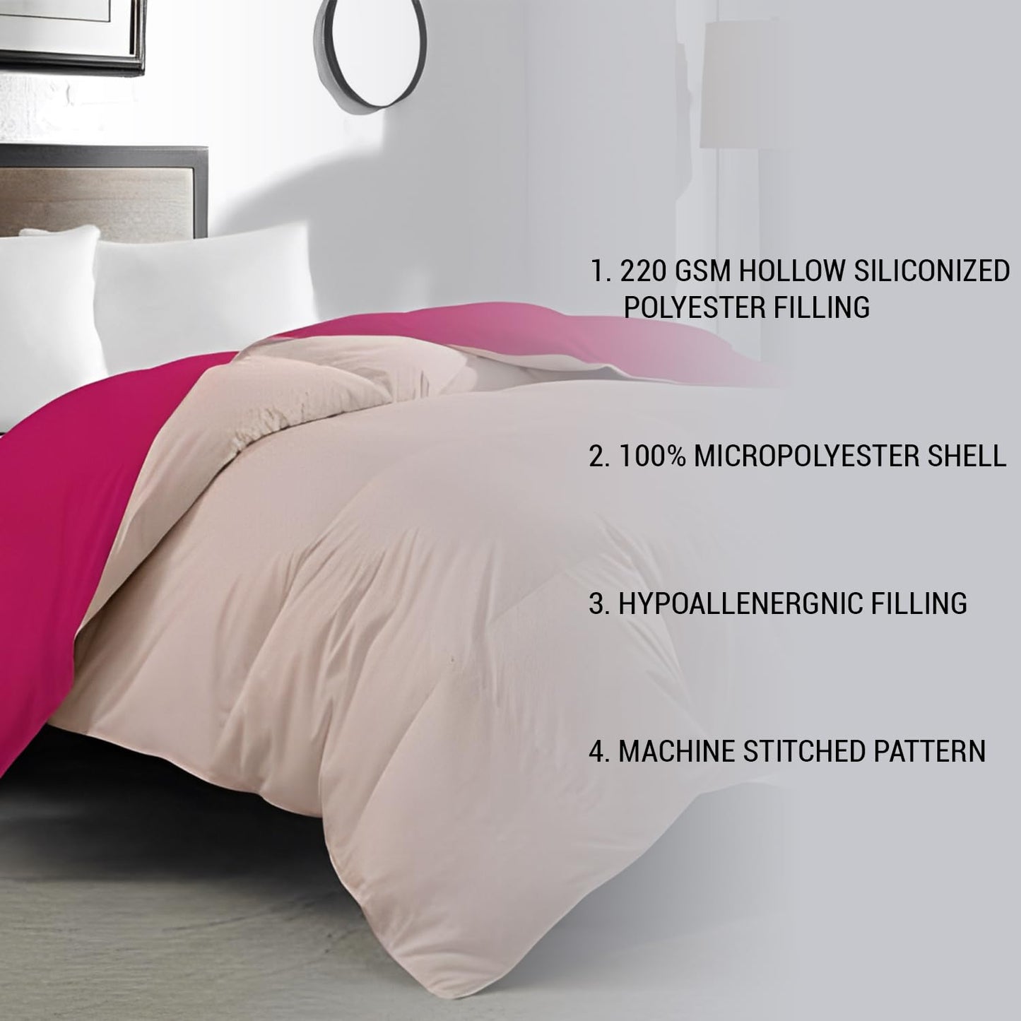 Reversible Microfiber Comforter Blanket for Winter by Curious Lifestyle