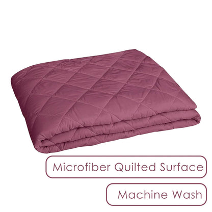 Waterproof Cotton Mattress Protector Queen Size | Soft & Washable Bed Cover by Curious Lifestyle