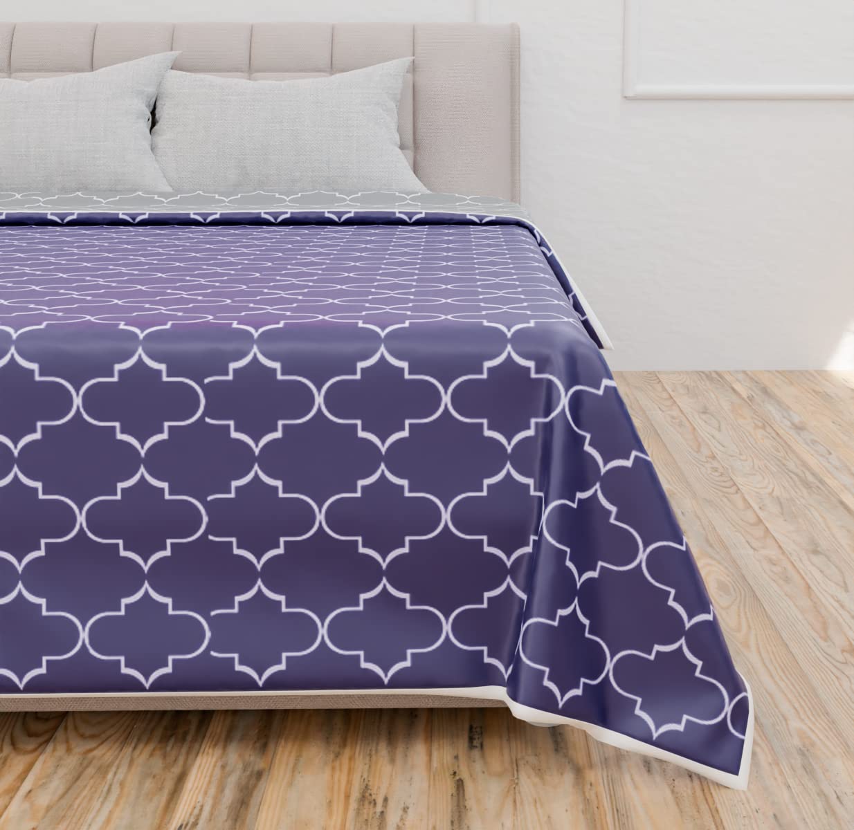 Cotton Soft Hand Block Printed Reversible Dohar AC Blanket Double Bed King Size (Size-84*90/C5)