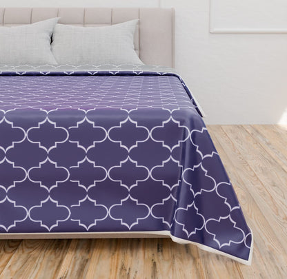 Cotton Soft Hand Block Printed Reversible Dohar AC Blanket Double Bed King Size (Size-84*90/C5)