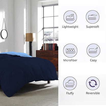 Reversible Microfiber Comforter Blanket for Winter by Curious Lifestyle