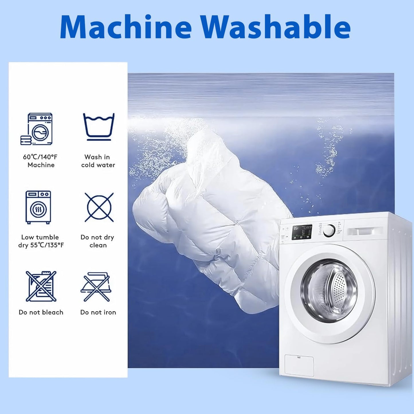 Super Soft 600 GSM Microfiber Mattress Topper | Quilted Mattress Padding by Curious Lifestyle