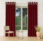 Curtains 5 Feet Long 100% Blackout Darkening Polyester Thermal Insulated Noise Reducing Grommets Eyelet Window Parda for Bedroom &...