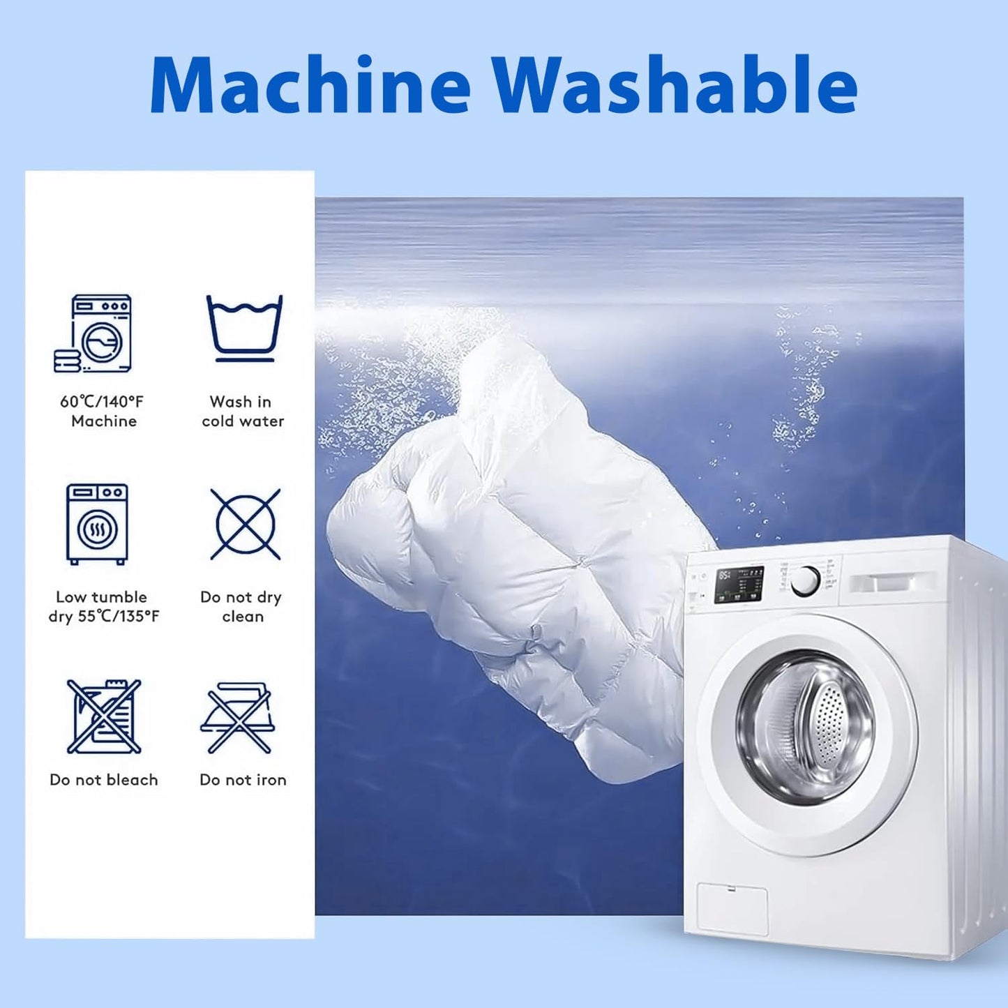 Super Soft 600 GSM Microfiber Mattress Topper | Quilted Mattress Padding by Curious Lifestyle