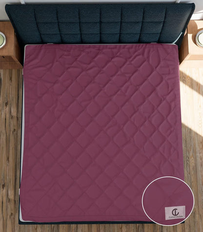 Waterproof Cotton Mattress Protector Queen Size | Soft & Washable Bed Cover by Curious Lifestyle