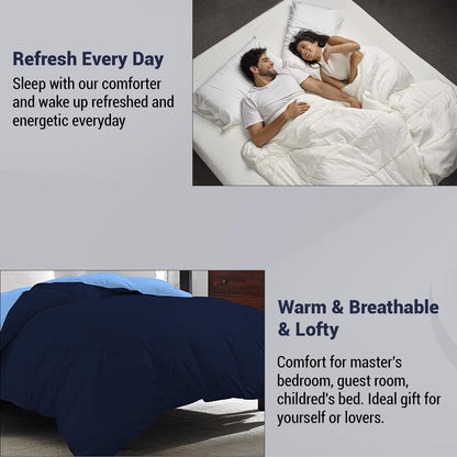 Reversible Microfiber Comforter Blanket for Winter by Curious Lifestyle