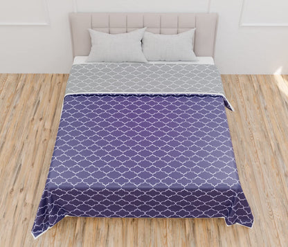 Cotton Soft Hand Block Printed Reversible Dohar AC Blanket Double Bed King Size (Size-84*90/C5)