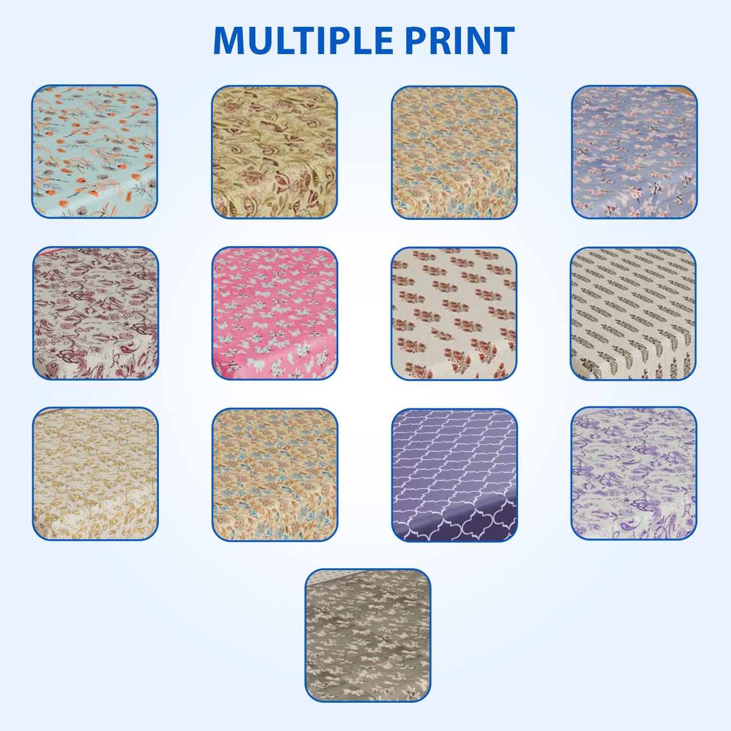 Cotton Soft Hand Block Printed Reversible Dohar AC Blanket Double Bed King Size (Size-84*90/C5)