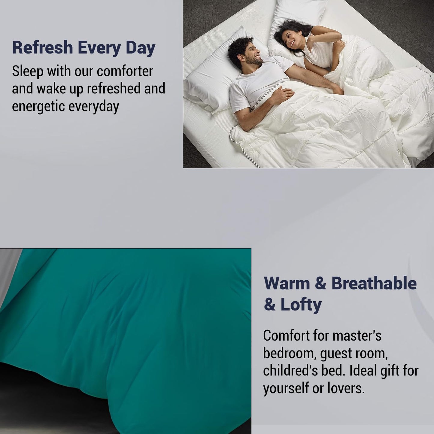 Reversible Microfiber Comforter Blanket for Winter by Curious Lifestyle