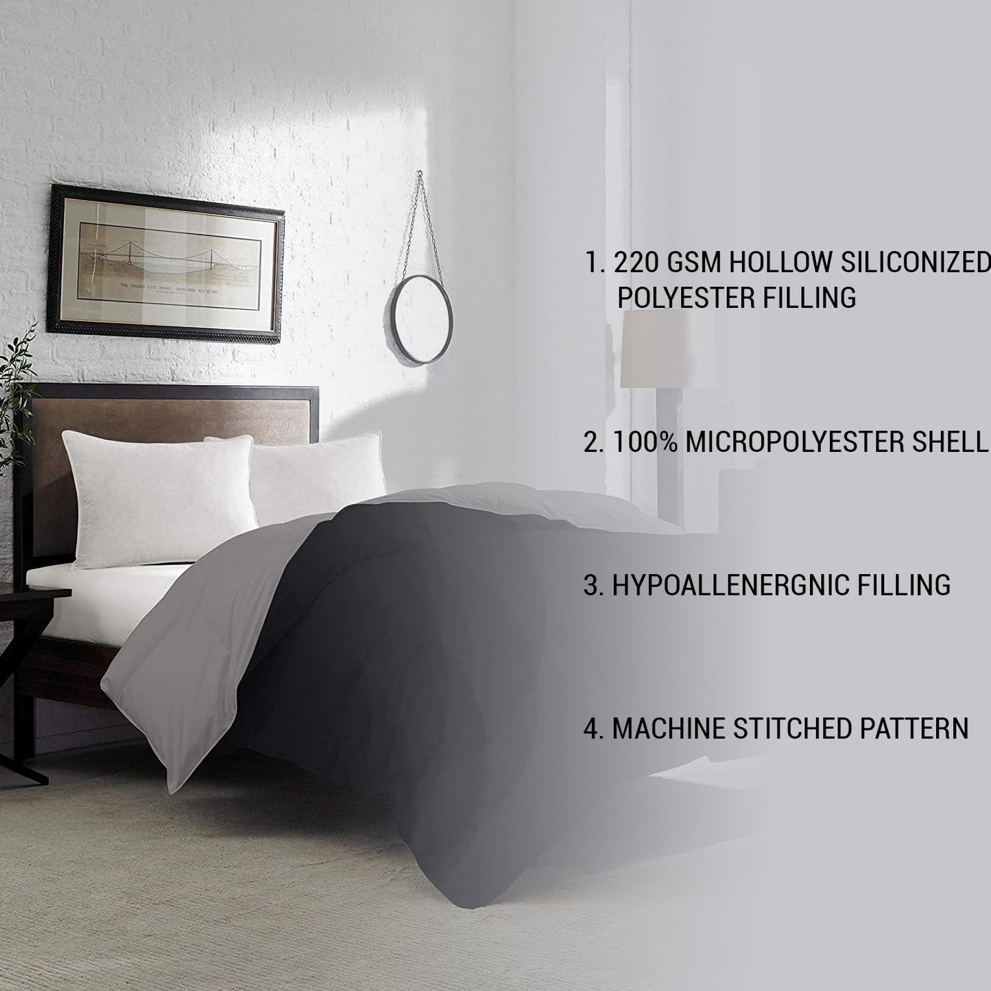 Reversible Microfiber Comforter Blanket for Winter by Curious Lifestyle