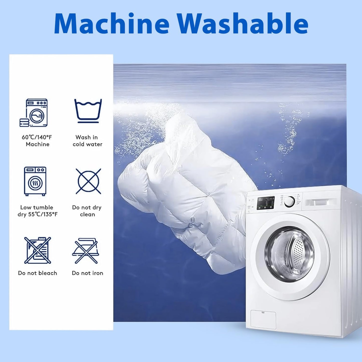 Super Soft 600 GSM Microfiber Mattress Topper | Quilted Mattress Padding by Curious Lifestyle