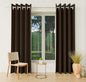Curtains 5 Feet Long 100% Blackout Darkening Polyester Thermal Insulated Noise Reducing Grommets Eyelet Window Parda for Bedroom &...