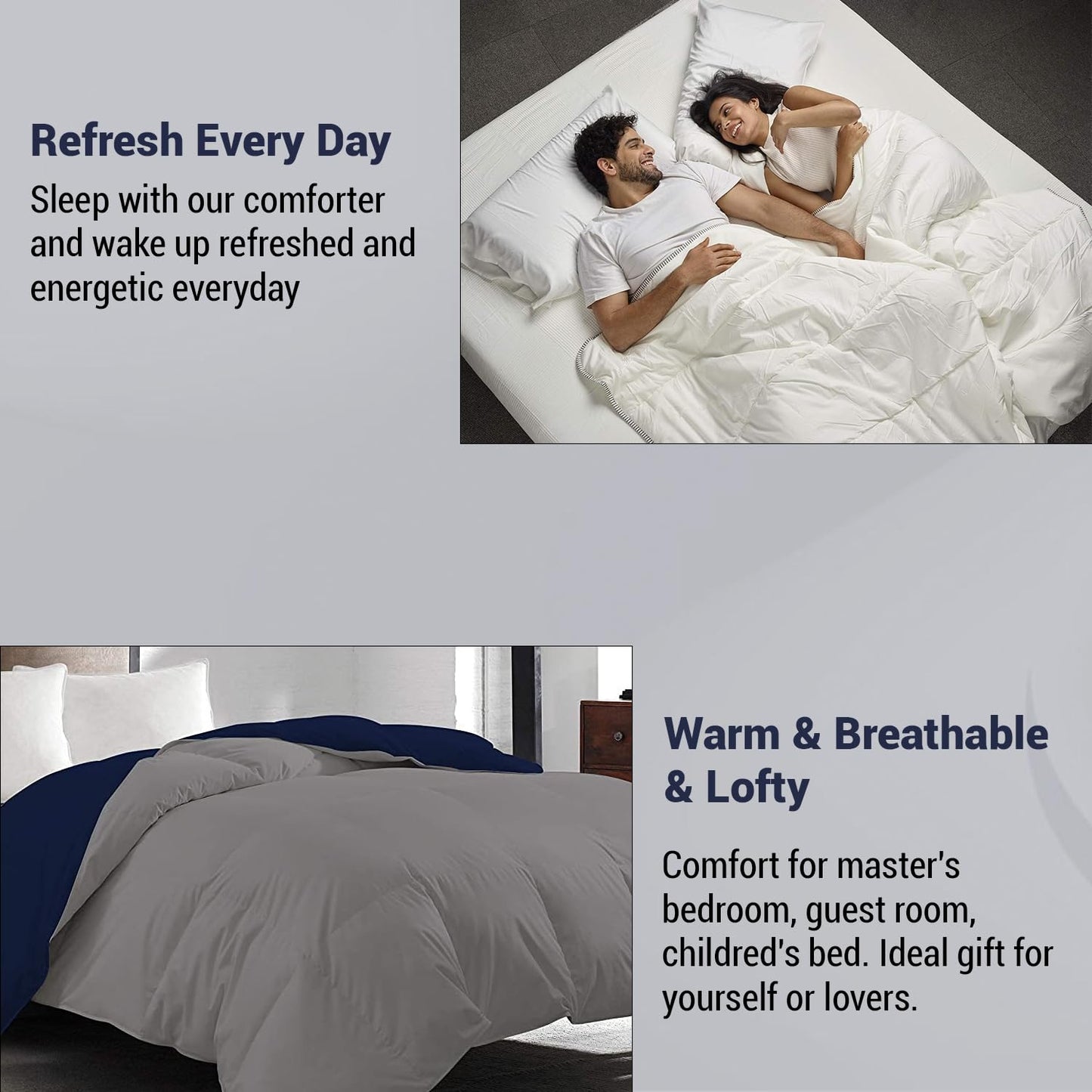 Reversible Microfiber Comforter Blanket for Winter by Curious Lifestyle