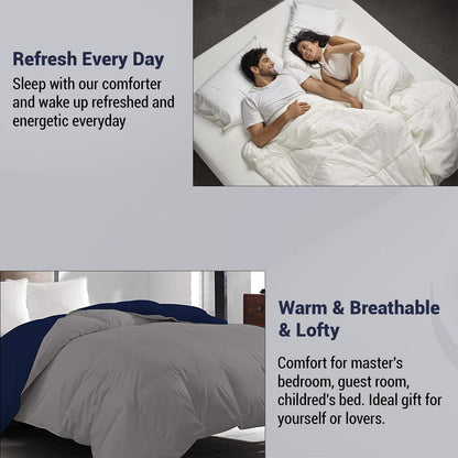 Reversible Microfiber Comforter Blanket for Winter by Curious Lifestyle