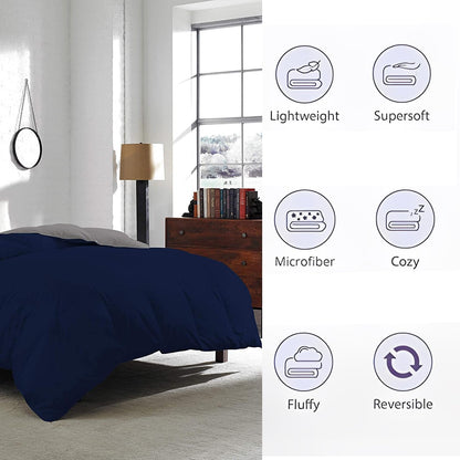 Reversible Microfiber Comforter Blanket for Winter by Curious Lifestyle