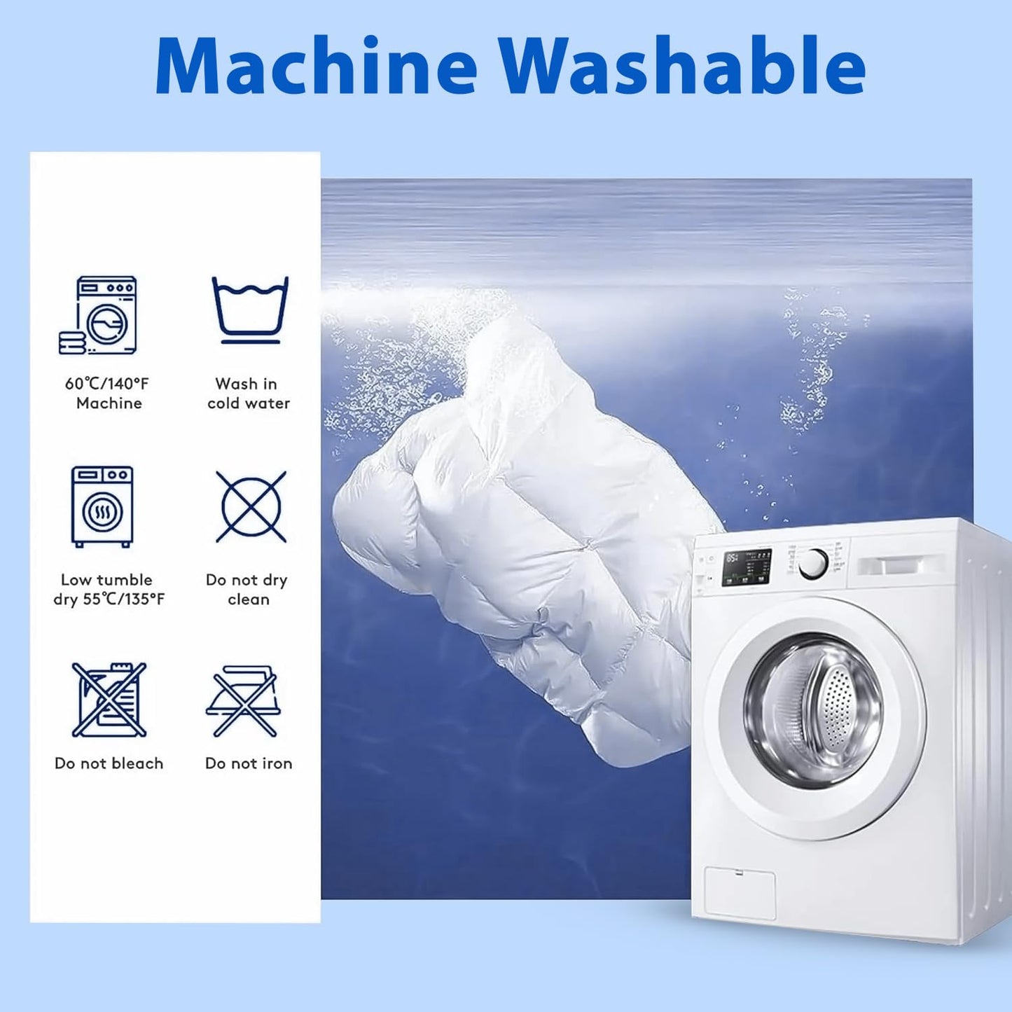 Super Soft 600 GSM Microfiber Mattress Topper | Quilted Mattress Padding by Curious Lifestyle