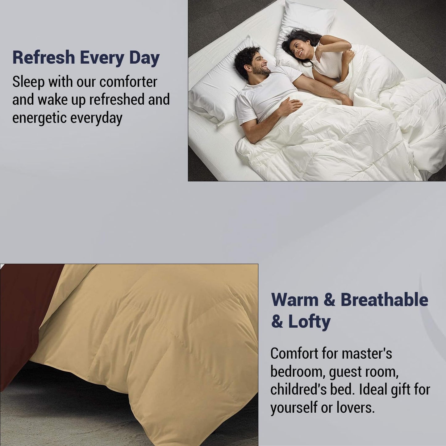 Reversible Microfiber Comforter Blanket for Winter by Curious Lifestyle