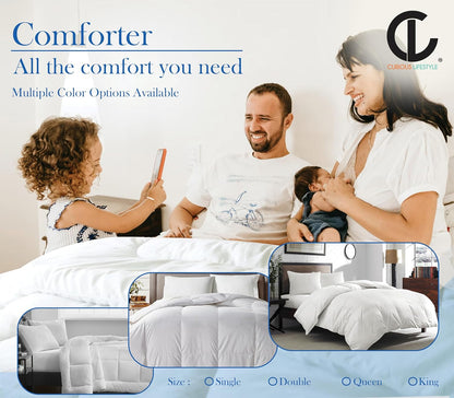 Reversible Microfiber Comforter Blanket for Winter by Curious Lifestyle