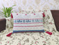 Pure Cotton Rectangular Shape Handblock 12 inch x 20 inch Boho Shaggy Pillow