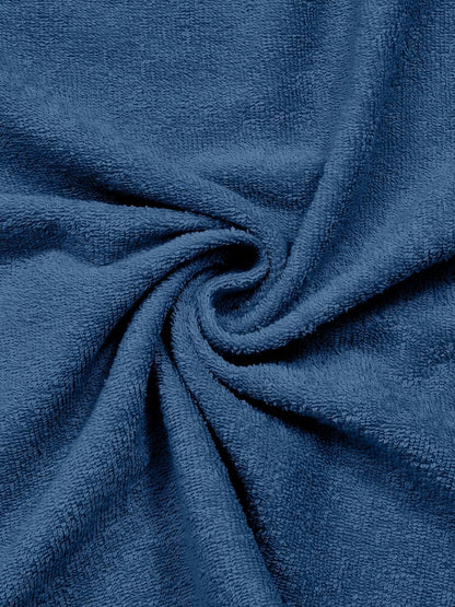 100% Cotton 600 GSM Bath Towels | Extra Soft & Absorbent Large Size Towels for Bathing (140 CM X 70 CM Pack of 1) Blue