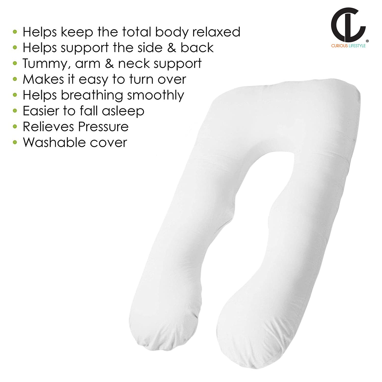All in one sleeping support pillow for expecting mothers