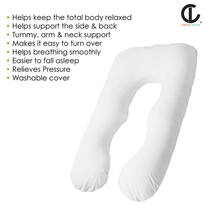 All in one sleeping support pillow for expecting mothers
