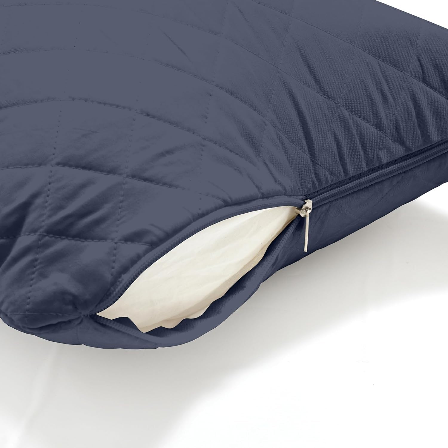 Anti-stain quilted pillow protector